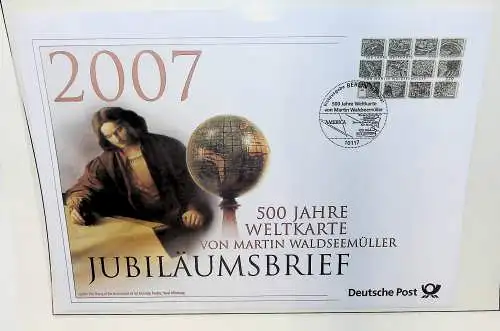 Sammlung "Jubiläumsbriefe" Deutsche Post, alle Briefe unten abgebildet