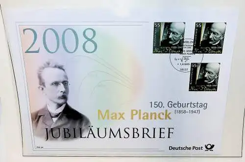 Sammlung "Jubiläumsbriefe" Deutsche Post, alle Briefe unten abgebildet