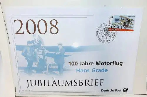 Sammlung "Jubiläumsbriefe" Deutsche Post, alle Briefe unten abgebildet