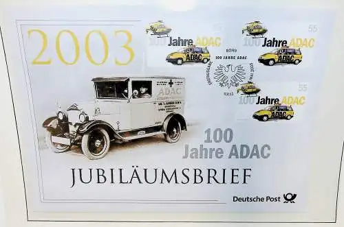 Sammlung "Jubiläumsbriefe" Deutsche Post, alle Briefe unten abgebildet