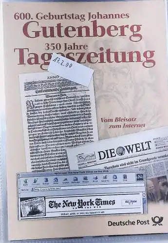  Bund Erinnerungsblätter aus den Jahren 1999 bis 2008