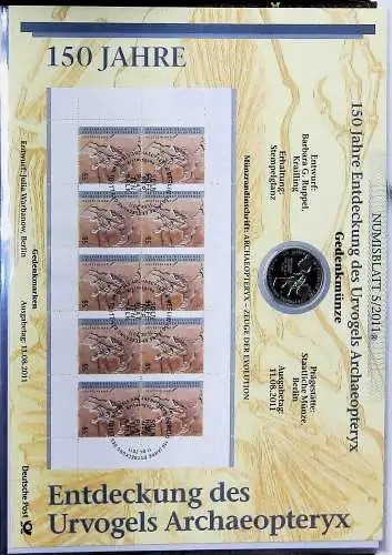  Bund Numisblätter aus 2010 bis 2012