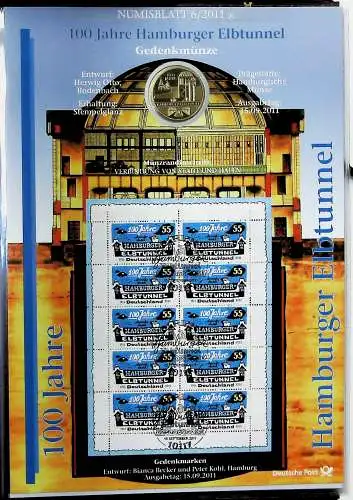  Bund Numisblätter aus 2010 bis 2012