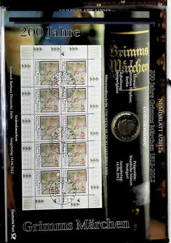  Bund Numisblätter aus 2010 bis 2012