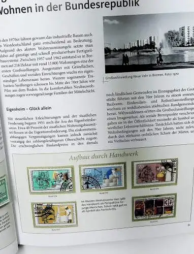 Deutschland "25 Jahre Wiedervereinigung", mit Bund, DDR, Seiten unten abgebildet