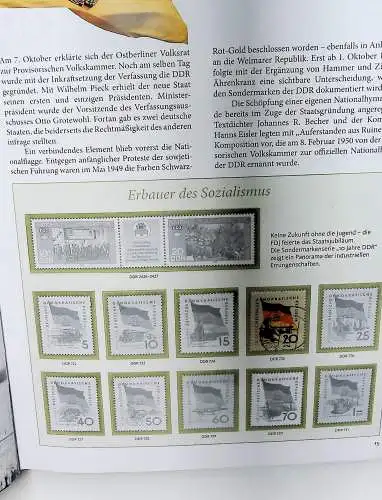 Deutschland "25 Jahre Wiedervereinigung", mit Bund, DDR, Seiten unten abgebildet