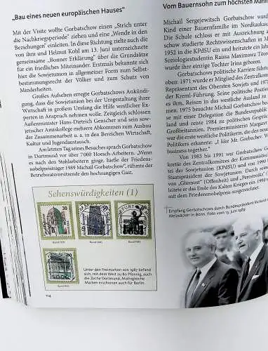 Deutschland "25 Jahre Wiedervereinigung", mit Bund, DDR, Seiten unten abgebildet