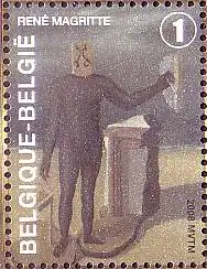 Belgien Mi.Nr. 3789 Gemälde Der Mann des Meeres von René Magritte,  (1)