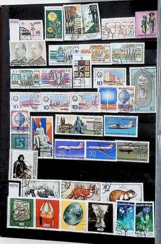 Sammlung DDR meist gestempelt aus den Jahren 1949 bis 1990