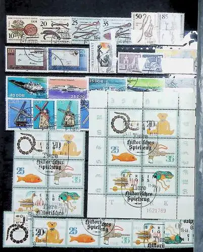 Sammlung DDR meist gestempelt aus den Jahren 1949 bis 1990