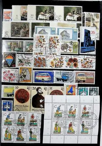 Sammlung DDR meist gestempelt aus den Jahren 1949 bis 1990