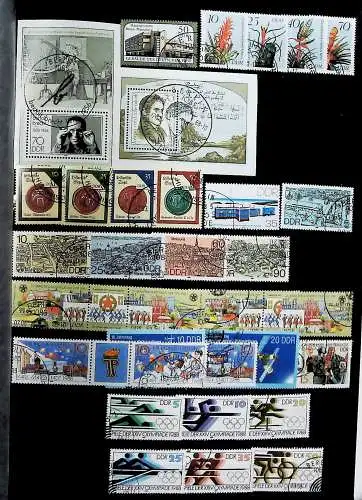 Sammlung DDR meist gestempelt aus den Jahren 1949 bis 1990