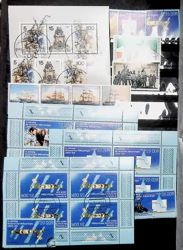 Sammlung DDR meist gestempelt aus den Jahren 1949 bis 1990