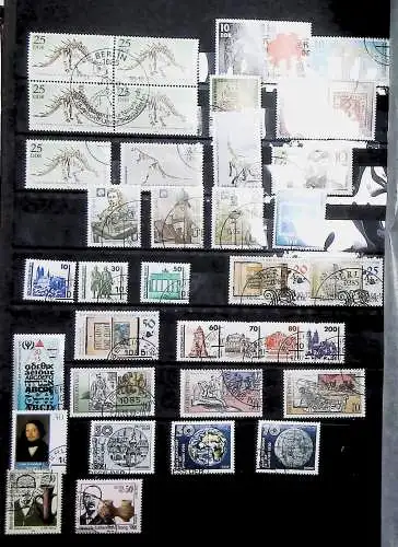 Sammlung DDR meist gestempelt aus den Jahren 1949 bis 1990