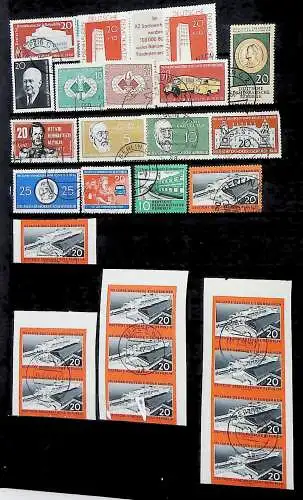 Sammlung DDR meist gestempelt aus den Jahren 1949 bis 1990