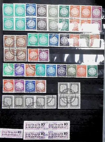 Sammlung DDR meist gestempelt aus den Jahren 1949 bis 1990