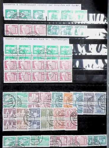 Sammlung DDR meist gestempelt aus den Jahren 1949 bis 1990