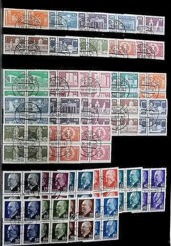 Sammlung DDR meist gestempelt aus den Jahren 1949 bis 1990