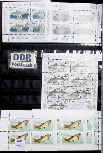 Sammlung DDR meist gestempelt aus den Jahren 1949 bis 1990