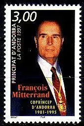 Andorra frz. Mi.Nr. 505 Francois Mitterrand (3)