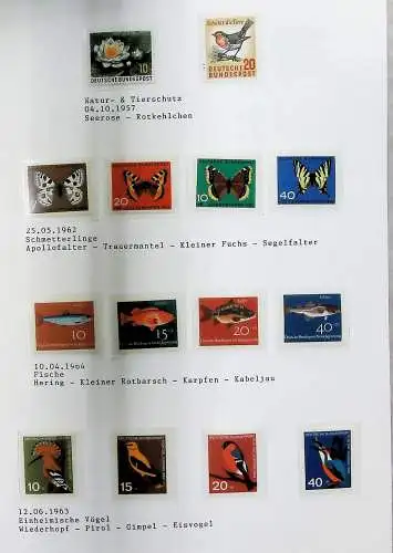 Motiv-Sammlung "Deutschland - Umwelt", postfrisch