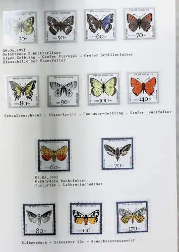 Motiv-Sammlung "Deutschland - Umwelt", postfrisch