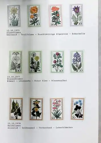 Motiv-Sammlung "Deutschland - Umwelt", postfrisch