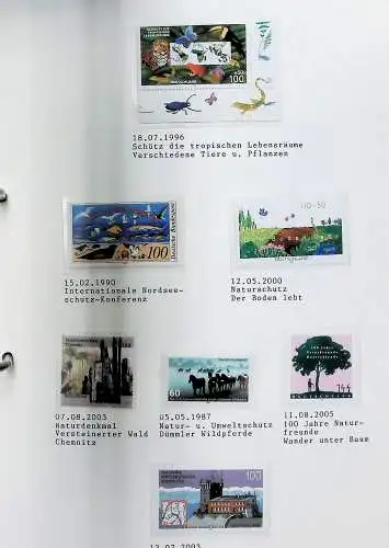 Motiv-Sammlung "Deutschland - Umwelt", postfrisch