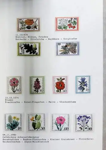 Motiv-Sammlung "Deutschland - Umwelt", postfrisch