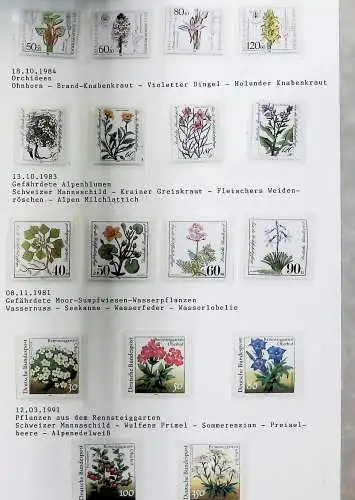 Motiv-Sammlung "Deutschland - Umwelt", postfrisch
