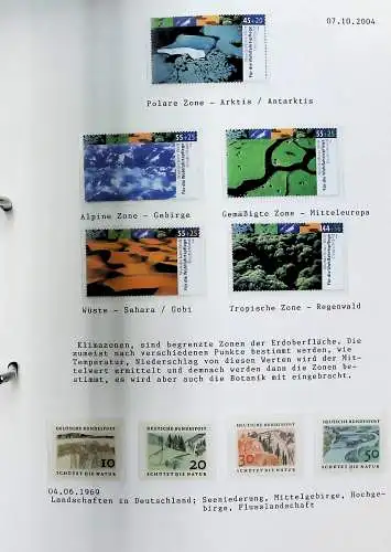Motiv-Sammlung "Deutschland - Umwelt", postfrisch