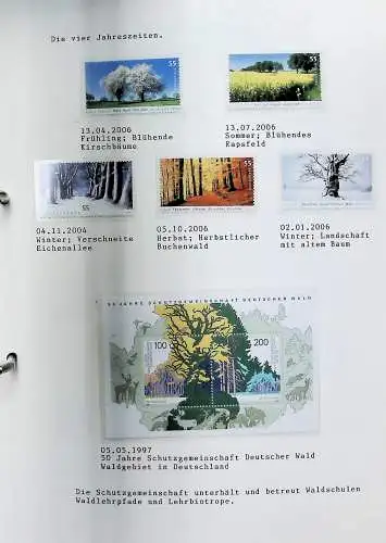 Motiv-Sammlung "Deutschland - Umwelt", postfrisch