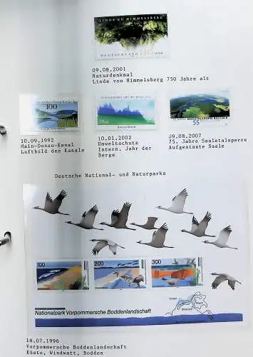 Motiv-Sammlung "Deutschland - Umwelt", postfrisch
