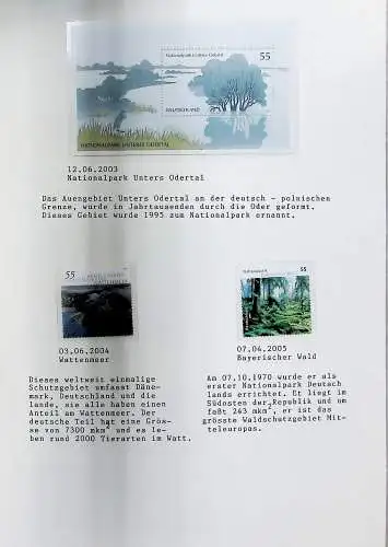 Motiv-Sammlung "Deutschland - Umwelt", postfrisch
