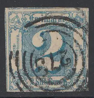 Thurn und Taxis, Mi.Nr. 30, Ziffern i. Quadrat, gestempelt "273"