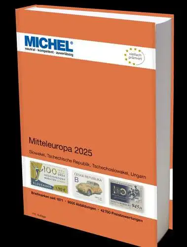 Michel Europa Katalog Band 2 - Mitteleuropa 2025, 110. Auflage