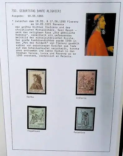 Sammlung Vatikan aus 1961 - 1972, ** (alle Seiten sind unten abgebildet)