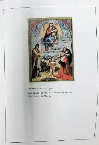 Sammlung "Alle Welt" , Gemälde auf Briefmarken