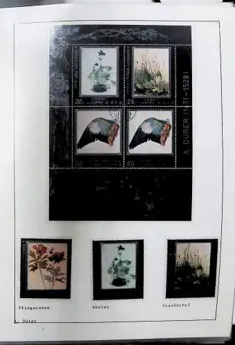Sammlung "Alle Welt" , Gemälde auf Briefmarken