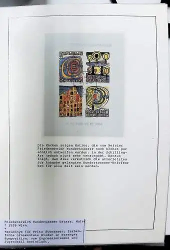 Sammlung "Alle Welt" , Gemälde auf Briefmarken