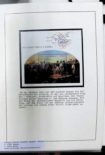 Sammlung "Alle Welt" , Gemälde auf Briefmarken