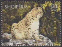 Albanien MiNr. 3560 Bedrohte Tierarten, Luchs (120)