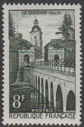 Frankreich MiNr. 1134 Freim.Landschaften, Le Quesnoy, Burggraben, Brücke (8)