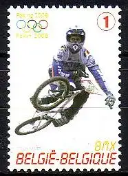 Belgien Mi.Nr. 3844 Olympia 2008 Peking, BMX - Radfahren (1)