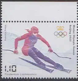 Liechtenstein MiNr. 2041 Olympische Winterspiele, Peking, Ski Alpin (1.10)