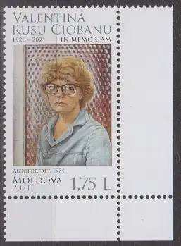 Moldawien MiNr. 1180 Tod von Valentina Rusu-Ciobanu
