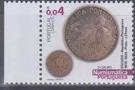 Portugal Mi.Nr. 4800 Portugiesische Numismatik, 1-Escudo-Silbermünze der Portu-