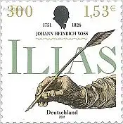 D,Bund Mi.Nr. 2251 Joh. Heinr. Voß, Ilias (300Pf/1,53€)