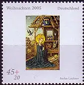 D,Bund Mi.Nr. 2492 Weihnachten 2005, Gemälde von Lochner, Anbetung (45+20)