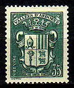 Andorra frz. Mi.Nr. 58 Freim. Wappen von Andorra (35)